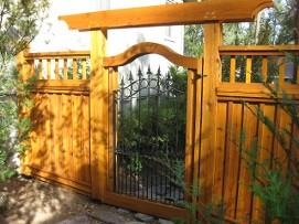 Wood and Iron Gate