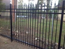 Iron Fence with Spikes