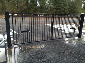 Iron Driveway Gate