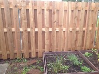 Shadowbox Wood Fence