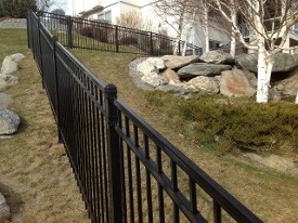 Iron Fence on Hill